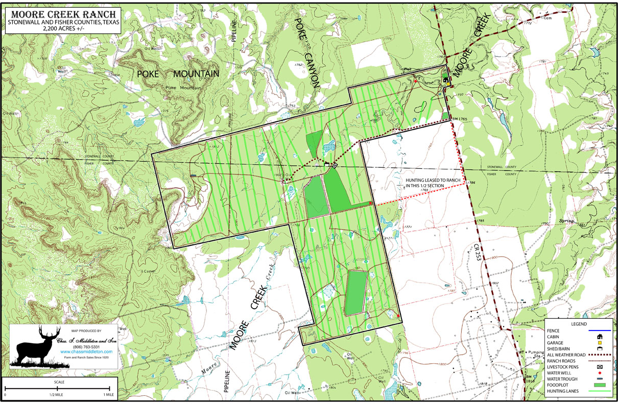 2,200 acres in Fisher County, Texas