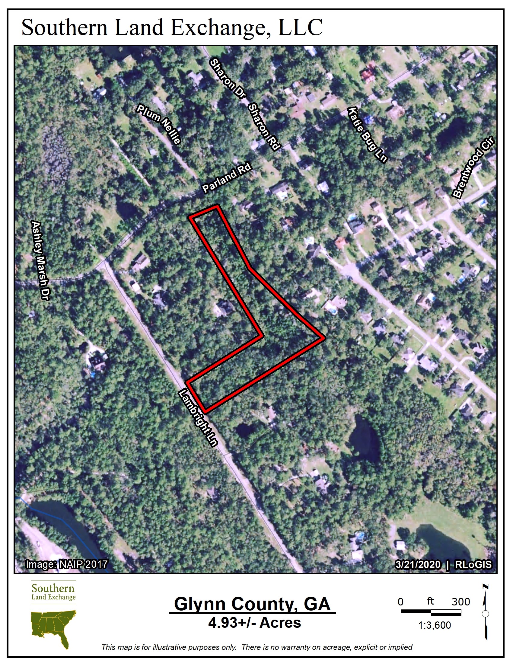5 acres in Glynn County,