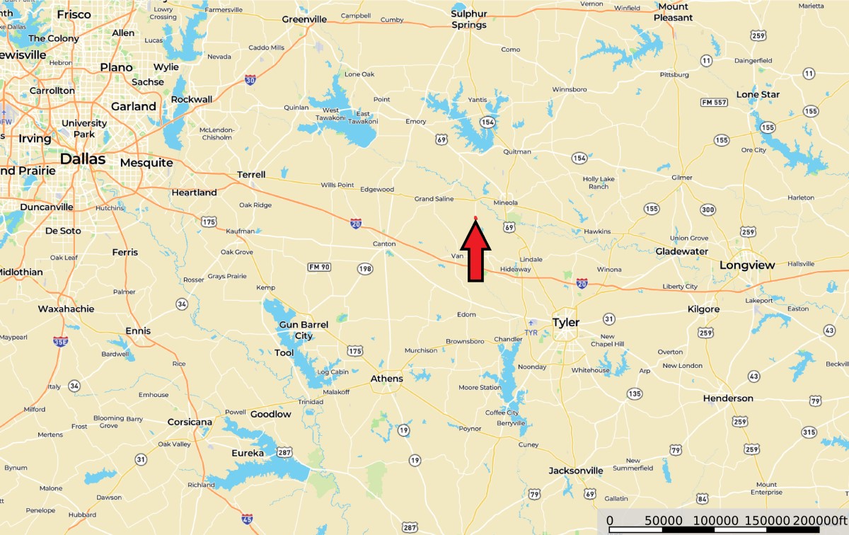 81 acres in Smith County, Texas