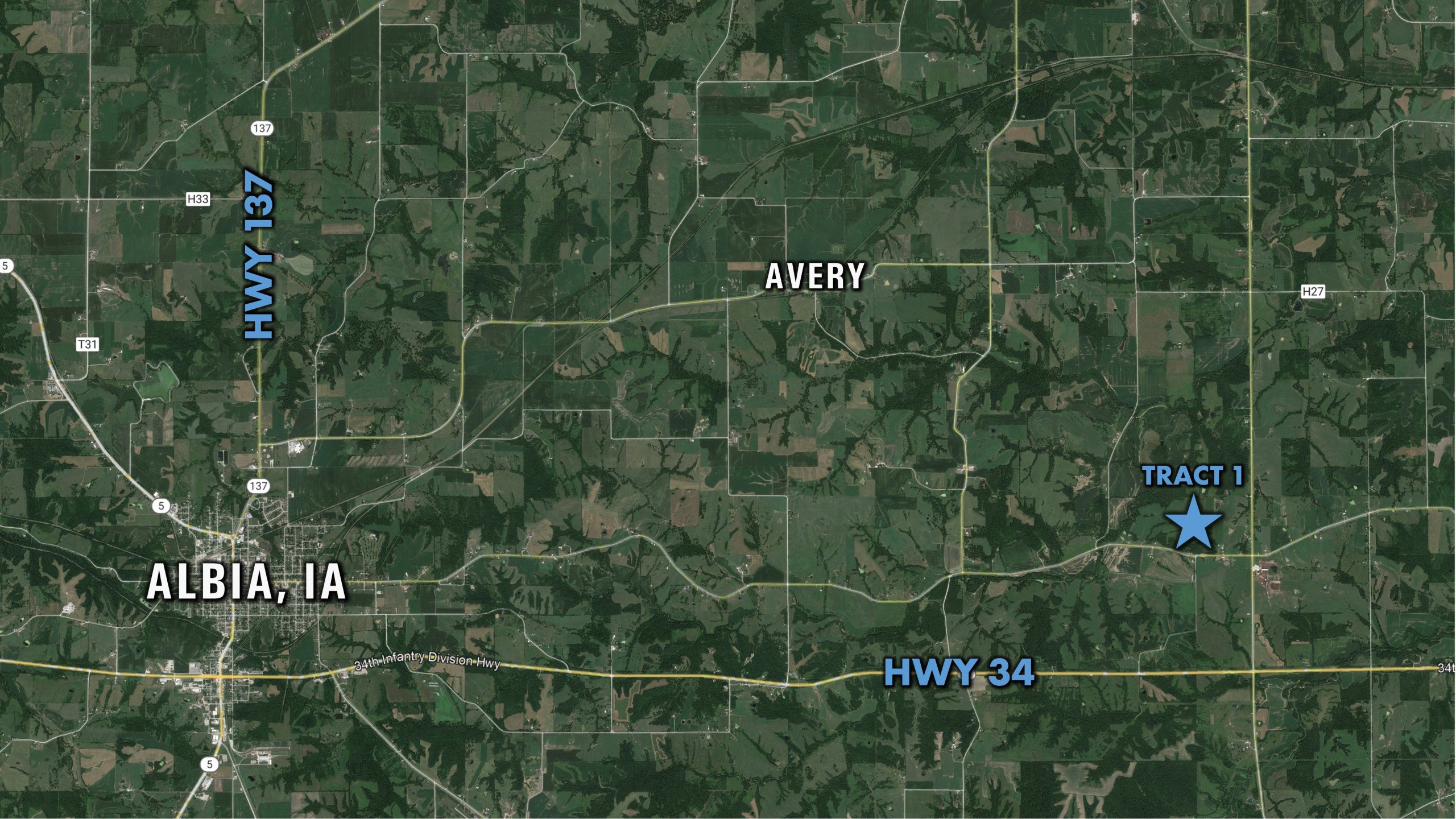 70 acres in Monroe County, Iowa